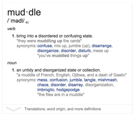 Muddle Definition